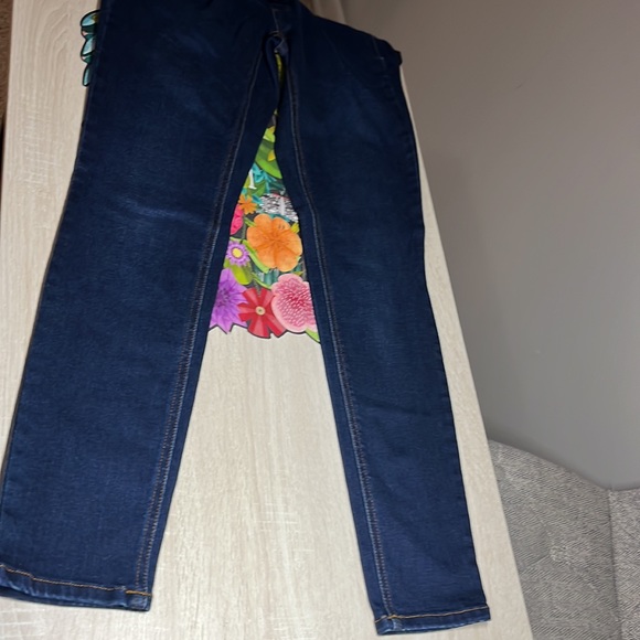 Jessica Simpson maternity dark blue denim really soft jeans size petite XS - Picture 4 of 10